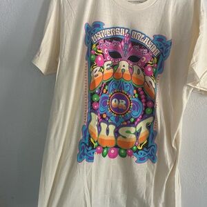 Universal Cream Kids T-Shirt with Colorful Graphic